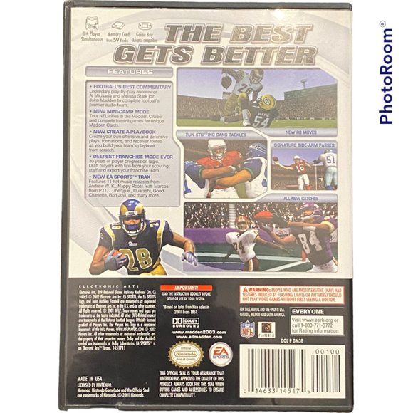 Nintendo GameCube - Madden NFL 2003 game, complete with manual - Picture 3 of 3